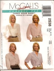 2538 PALMER CLASSIC BUTTON YOKE SS-LS SHIRT PATTERN LG 16-18